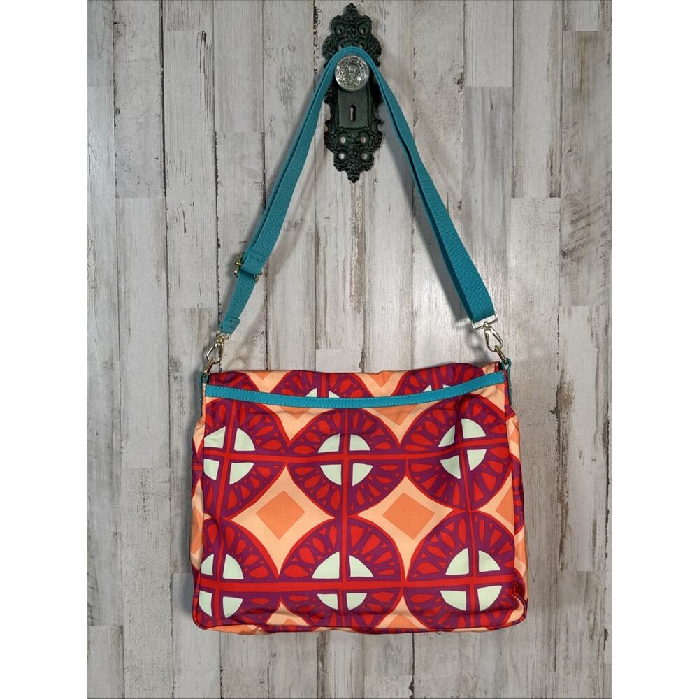 Fossil Raspberry Keyper Messenger Flap Bag New Without Tags - Picture 3 of 12